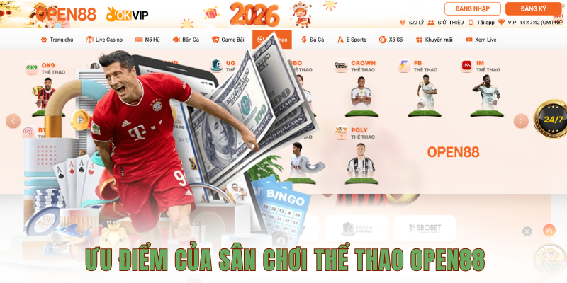 Ưu điểm của sân chơi thể thao OPEN88